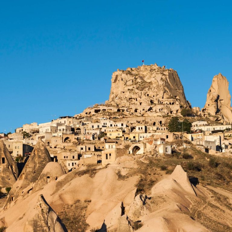 Uchisar Castle in Cappadocia