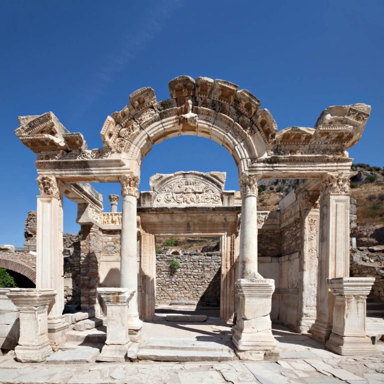 Temple of Hadrian in Ephesus, Turkey